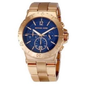 Michael Kors MK-5410 rose gold stainless steel dress watch